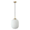 Domus Flaunt Glass LED Interior Pendant Satin Brass 240V IP20 - 22740, 22741, 22742- Domus Lighting