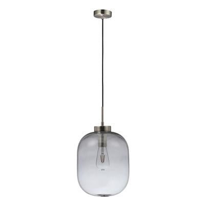 Domus Flaunt Glass LED Interior Pendant Satin Chrome 240V IP20 - 22743, 22744, 22745 -Domus Lighting