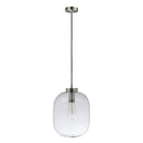 Domus Flaunt Glass LED Interior Pendant Satin Chrome 240V IP20 - 22743, 22744, 22745 -Domus Lighting