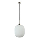 Domus Flaunt Glass LED Interior Pendant Satin Chrome 240V IP20 - 22743, 22744, 22745 -Domus Lighting