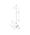 Aromas Focus Rod Interior Pendants 3000K Natural/ Anthracite/ Alabaster 5W - ARO.C1279/1