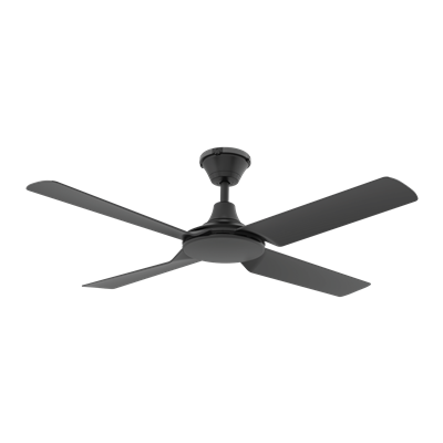 Domus Fresco 4 Blade 52in. Ceiling Fan Tri- Black/ White 26W 240V IP66 - 60080, 60081