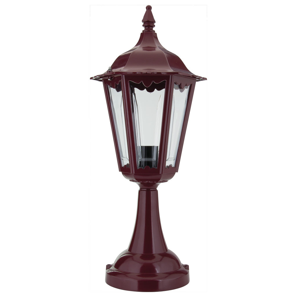 Domus CHESTER PILLAR MOUNT B22 LED Weatherproof Beige/ Black/ Burgundy/ Green/ White IP43 - 14984, 14985, 14986, 14987, 14989