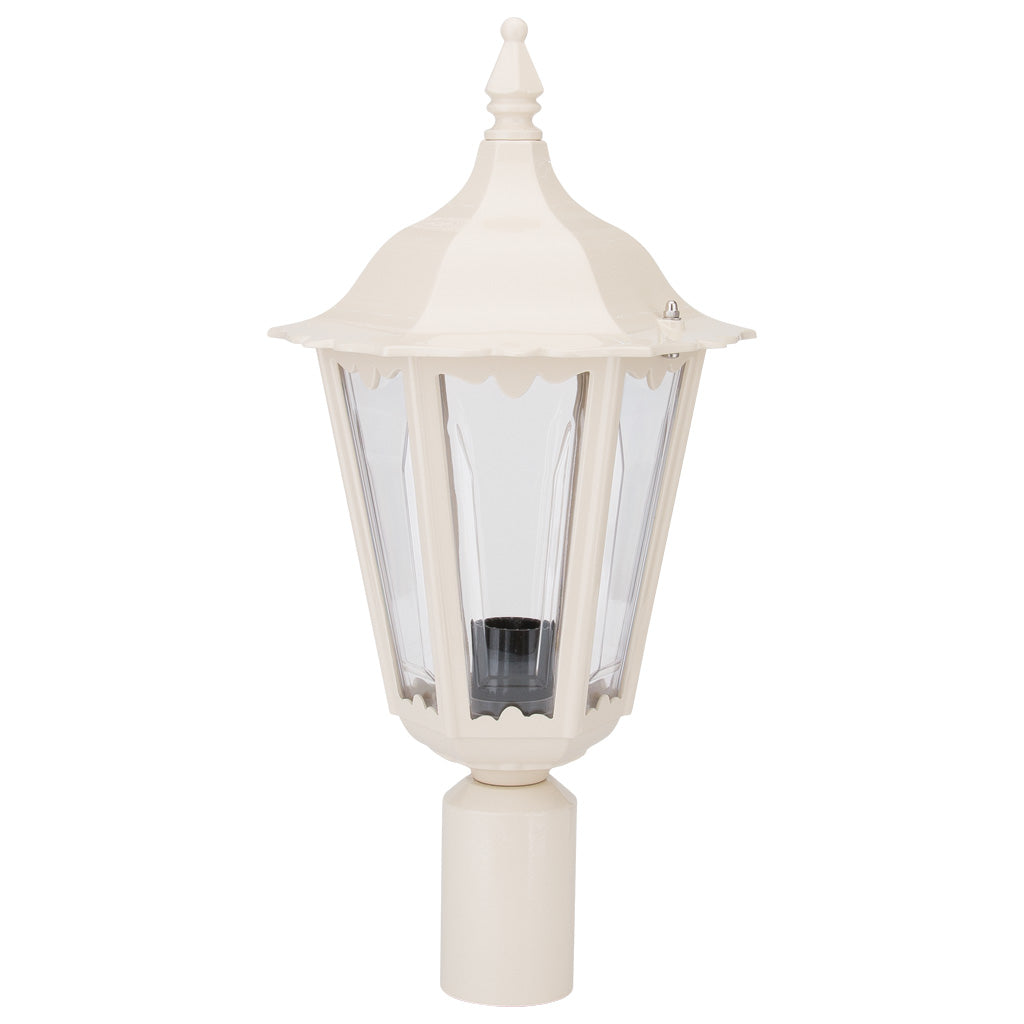 Domus CHESTER POST TOP B22 LED Weatherproof Beige / Black / Burgundy / Green / White IP43 - 15032, 15033, 15034, 15035, 15037
