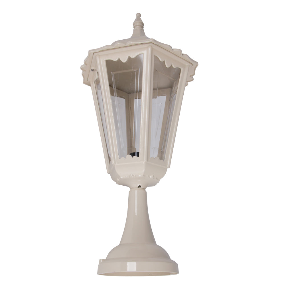 Domus CHESTER-LARGE PILLAR MOUNT B22 LED Weatherproof Beige/ Black/ Burgundy/ Green/ White IP43 - 15074, 15075, 15076, 15077, 15079