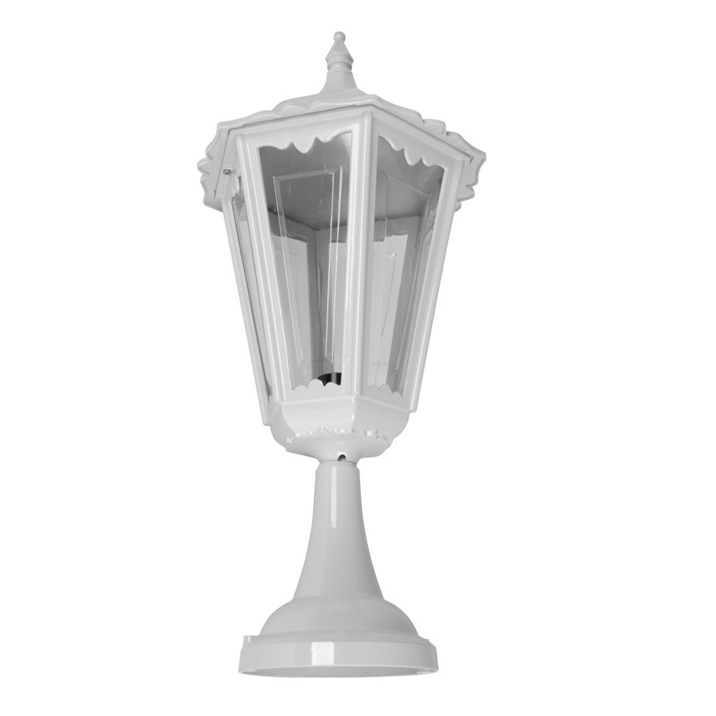 Domus CHESTER-LARGE PILLAR MOUNT B22 LED Weatherproof Beige/ Black/ Burgundy/ Green/ White IP43 - 15074, 15075, 15076, 15077, 15079