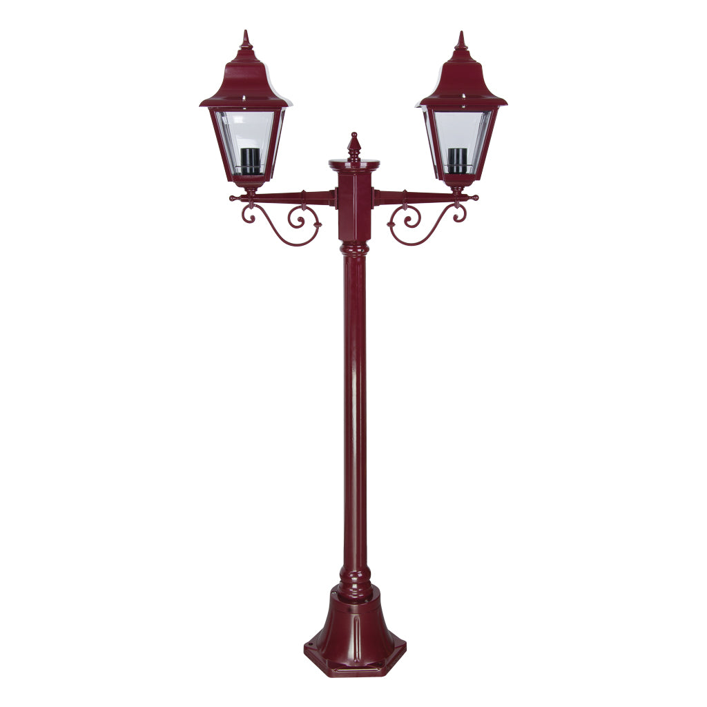 Domus PARIS 2LT 1.46M POSTLIGHT LED Flood Lights Beige/ Burgundy/ Black/ Green/ White IP43- PARIS