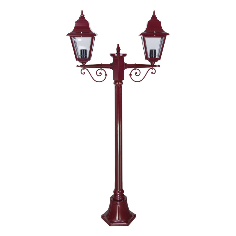 Domus PARIS 2LT 1.46M POSTLIGHT LED Weatherproof Beige / Burgundy / Black / Green / White - PARIS - Domus Lighting