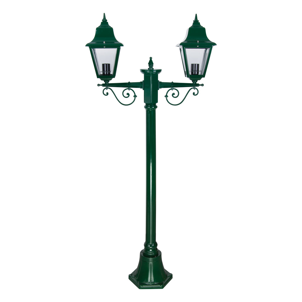 Domus PARIS 2LT 1.46M POSTLIGHT LED Flood Lights Beige/ Burgundy/ Black/ Green/ White IP43- PARIS