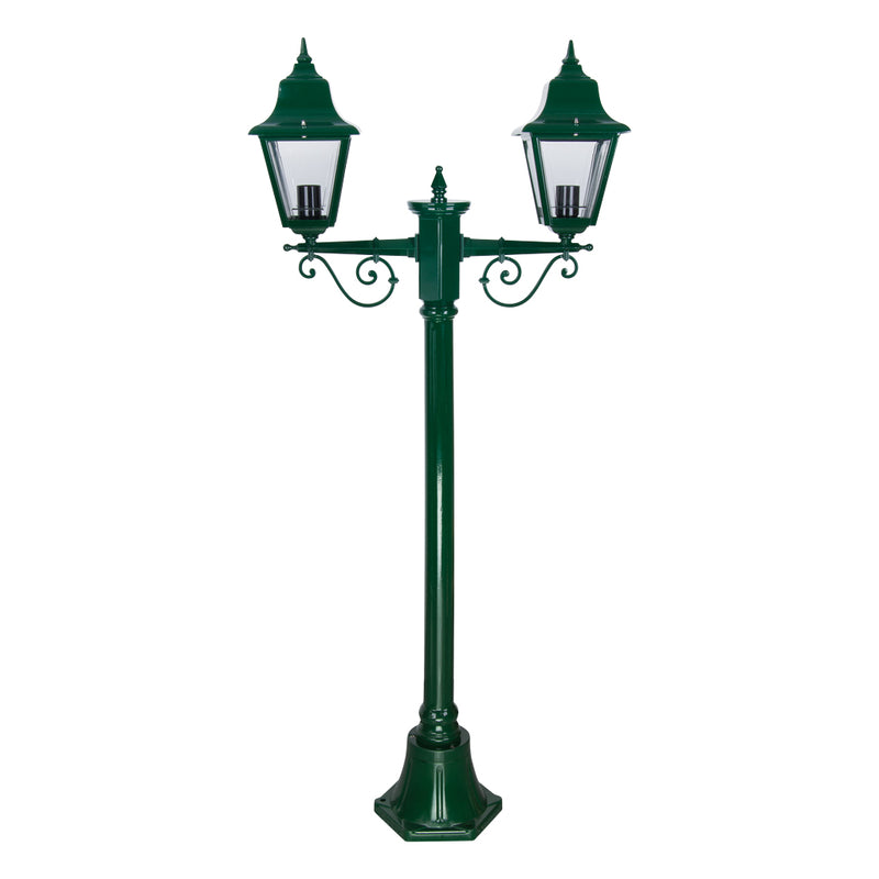 Domus PARIS 2LT 1.46M POSTLIGHT LED Weatherproof Beige / Burgundy / Black / Green / White - PARIS - Domus Lighting