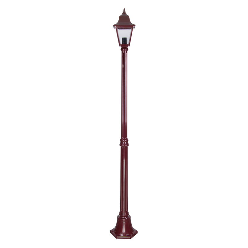 Domus PARIS 1LT 1.94M POSTLIGHT LED Weatherproof Beige / Burgundy / Black / Green / White - PARIS - Domus Lighting