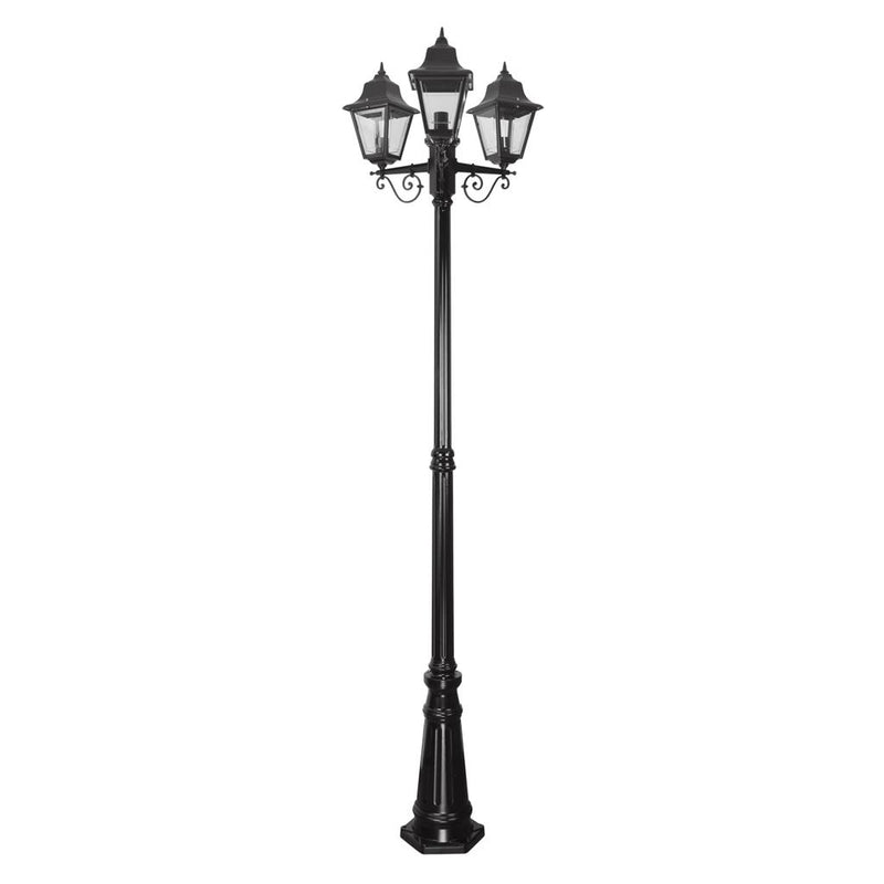 Domus PARIS 3LT 2.45M POSTLIGHT LED Weatherproof Beige / Burgundy / Black / Green / White - PARIS - Domus Lighting