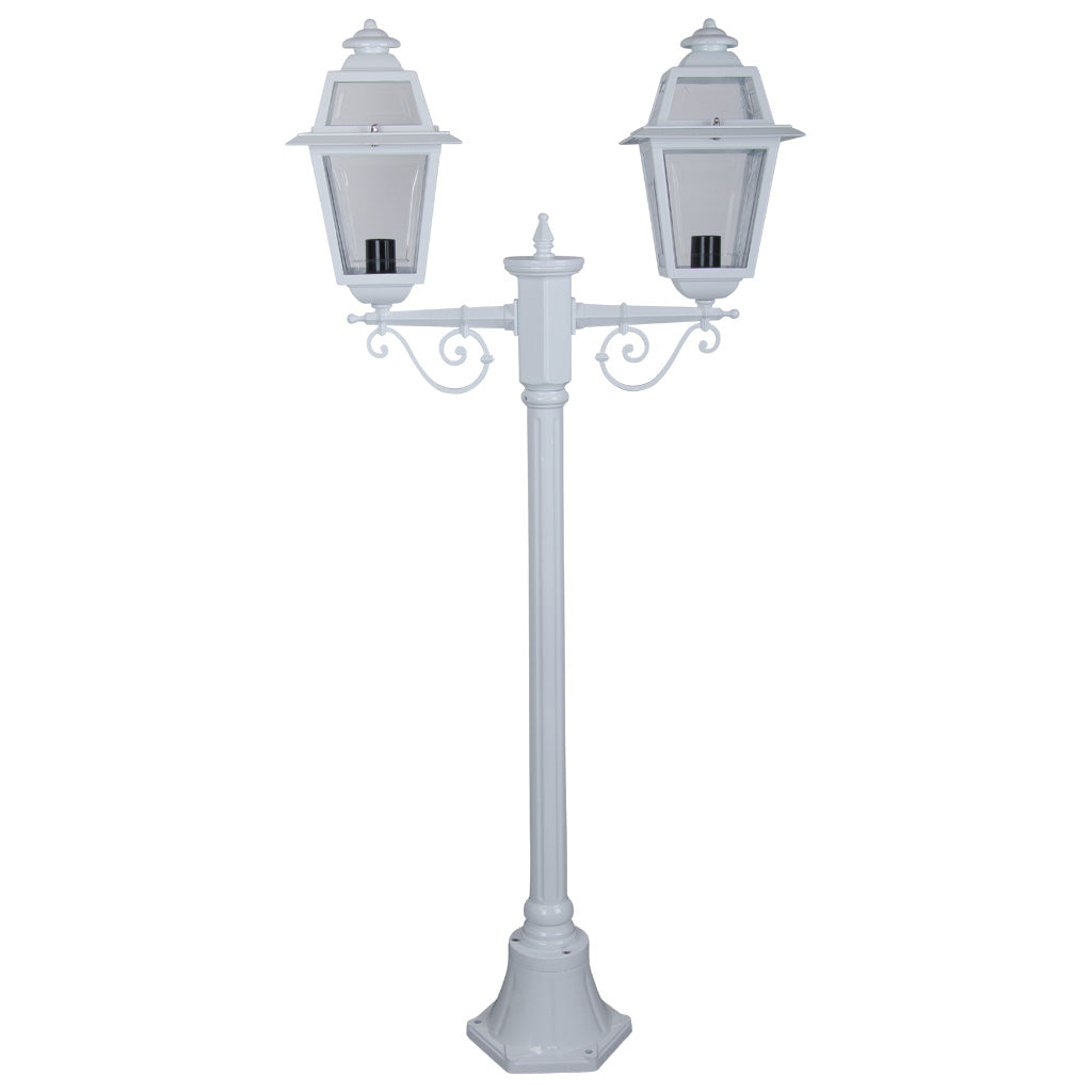 Domus AVIGNON 2LT 1.4M POSTLIGHT B22 LED Flood Lights Beige/ Black/ Burgundy/ Green/ White IP43- Avignon