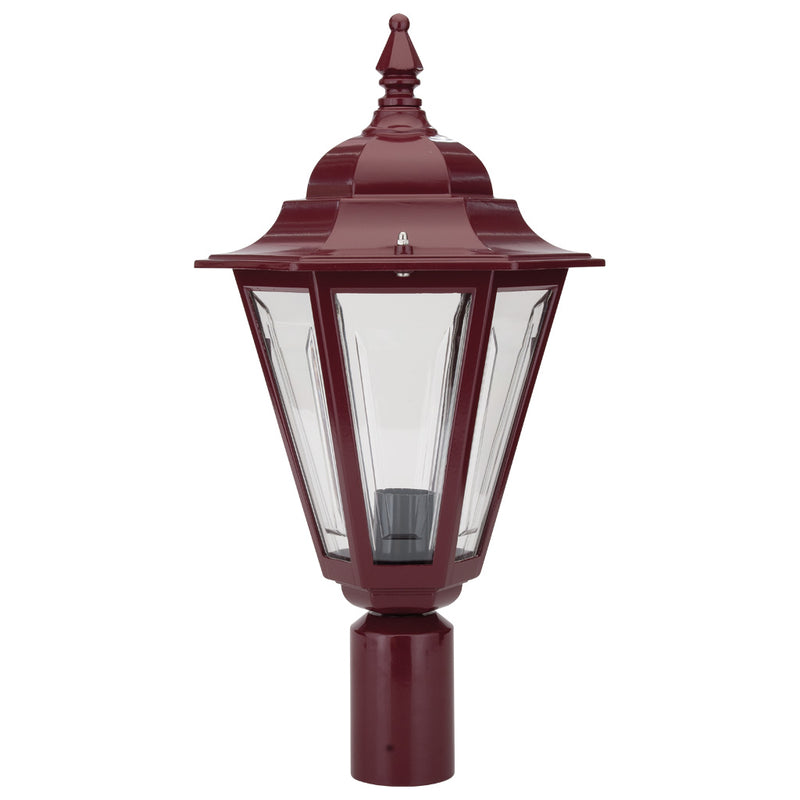 Domus TURIN POST TOP LED Weatherproof Beige / Black / Burgundy / Green / White - 15476, 15477, 15478, 15479, 15481 - Domus Lighting