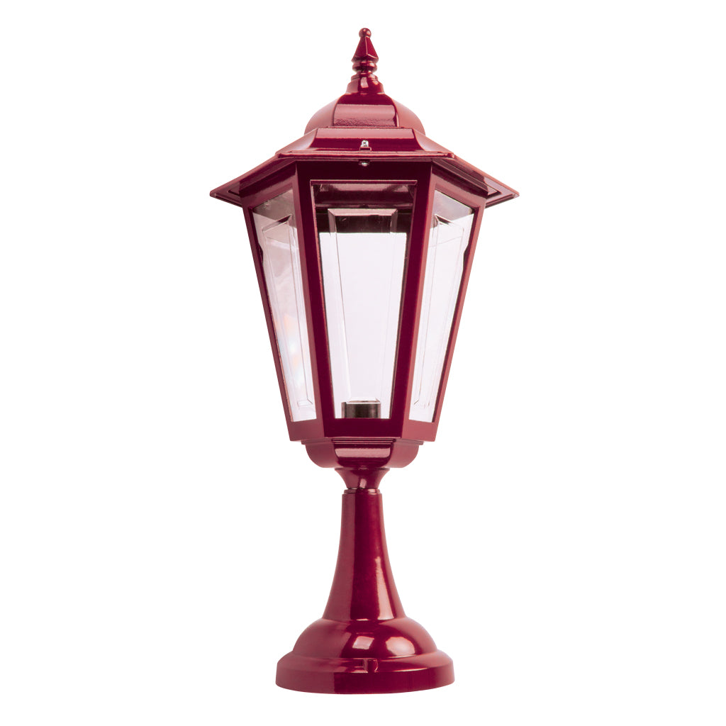 Domus TURIN LARGE PILLAR MOUNT B22 LED Weatherproof Beige/ Black/ Burgundy/ Green/ White IP43- 15494, 15495, 15496, 15497, 15499