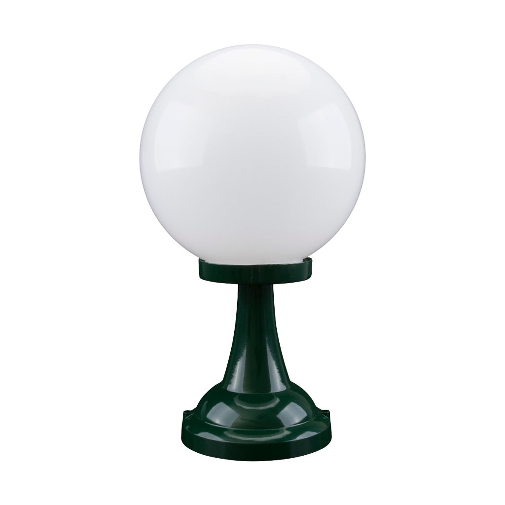 Domus SIENA PILLAR MOUNT 250MM OPAL LED Weatherproof Beige/ Black/ Burgundy/ Green/ White - 15524, 15525, 15526, 15527, 15529