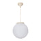 Domus GT-537 Siena Sphere Interior Pendant Beige / Black / Burgundy / Green / White 240V IP43 - 15560, 15561, 15562, 15563, 15565 - Domus Lighting