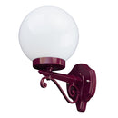 Domus GT-544 Siena Sphere Exterior Wall Light Beige/ Black/ Burgundy/ Green/ White 240V IP43 - 15566, 15567, 15568, 15569, 15571