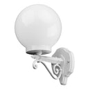 Domus GT-544 Siena Sphere Exterior Wall Light Beige/ Black/ Burgundy/ Green/ White 240V IP43 - 15566, 15567, 15568, 15569, 15571