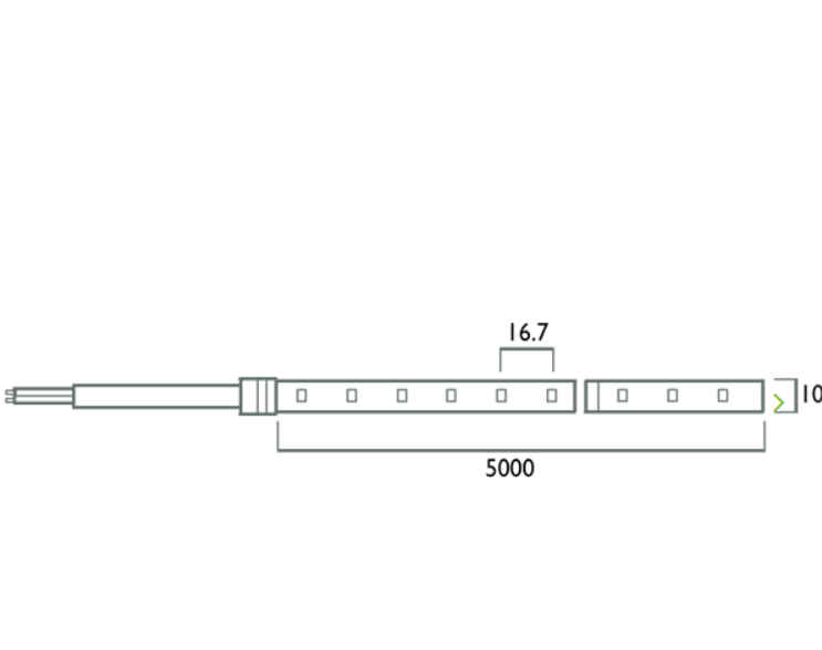 Azoogi High Power Waterproof Gen 2 LED Strip 2700K-6000K 14.4W 24V IP65 - STR044, STR046, STR048, STR050 Sold per metre