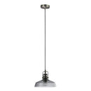 Domus Hoist Glass Interior Pendant Black / Satin Chrome / Antique Brass 240V IP20 - 22731, 22732, 22733