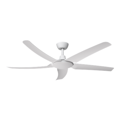 Domus Hover 5 Blade 56in. Ceiling Fan Tri - Black / White 26W 240V - 60060, 60061 - Domus Lighting