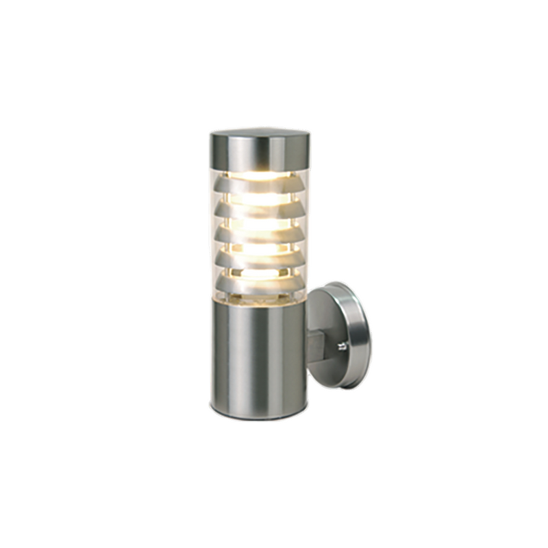 SE7085: SWAN Exterior LED stainless steel wall luminaire light. E27 Lamp. SAL Lighting. 240V