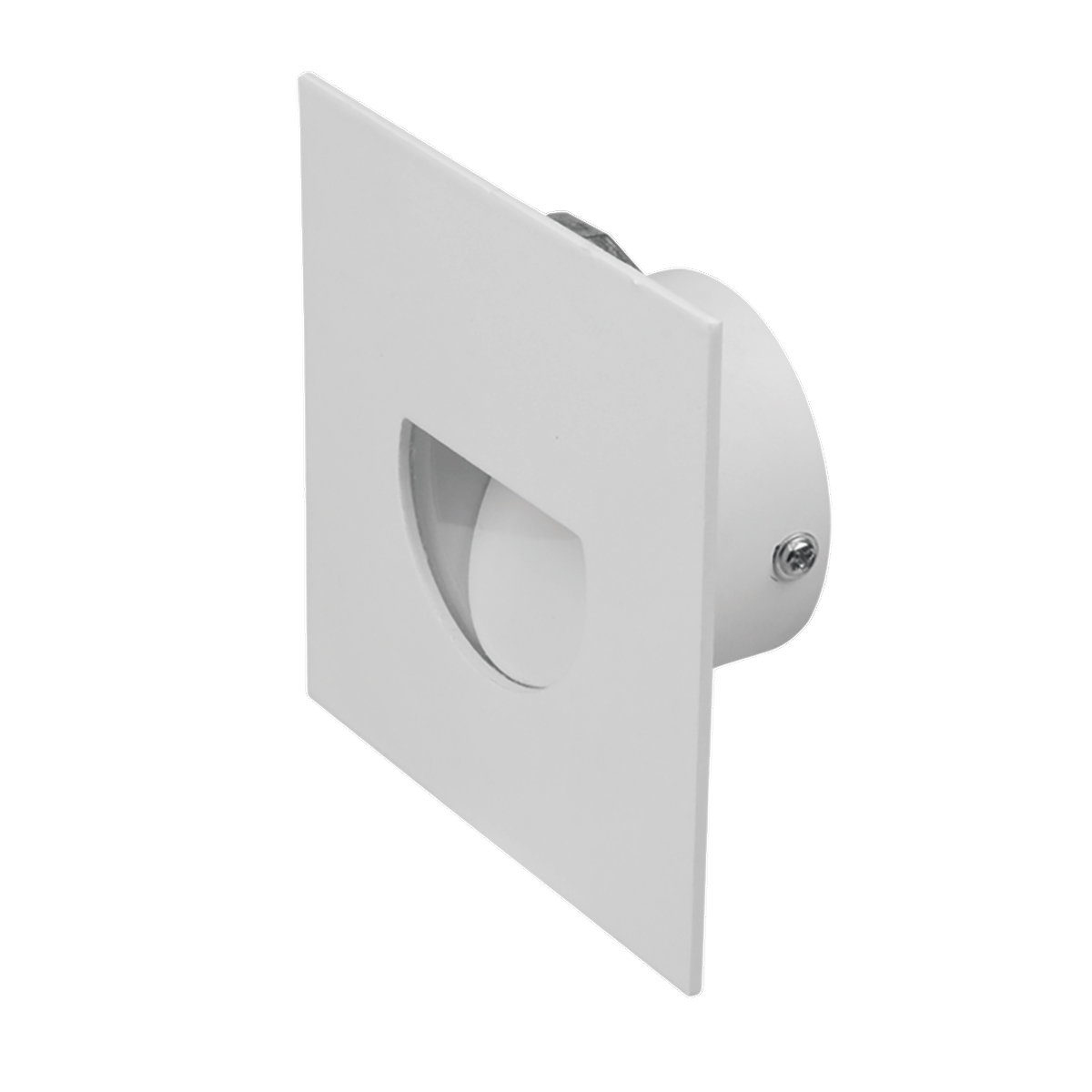 SAL DARHAM SQUARE Interior Wall Light 3000K White / Anodized Silver 1.5W 12V IP20 - S9316 WH, S9316 ALU