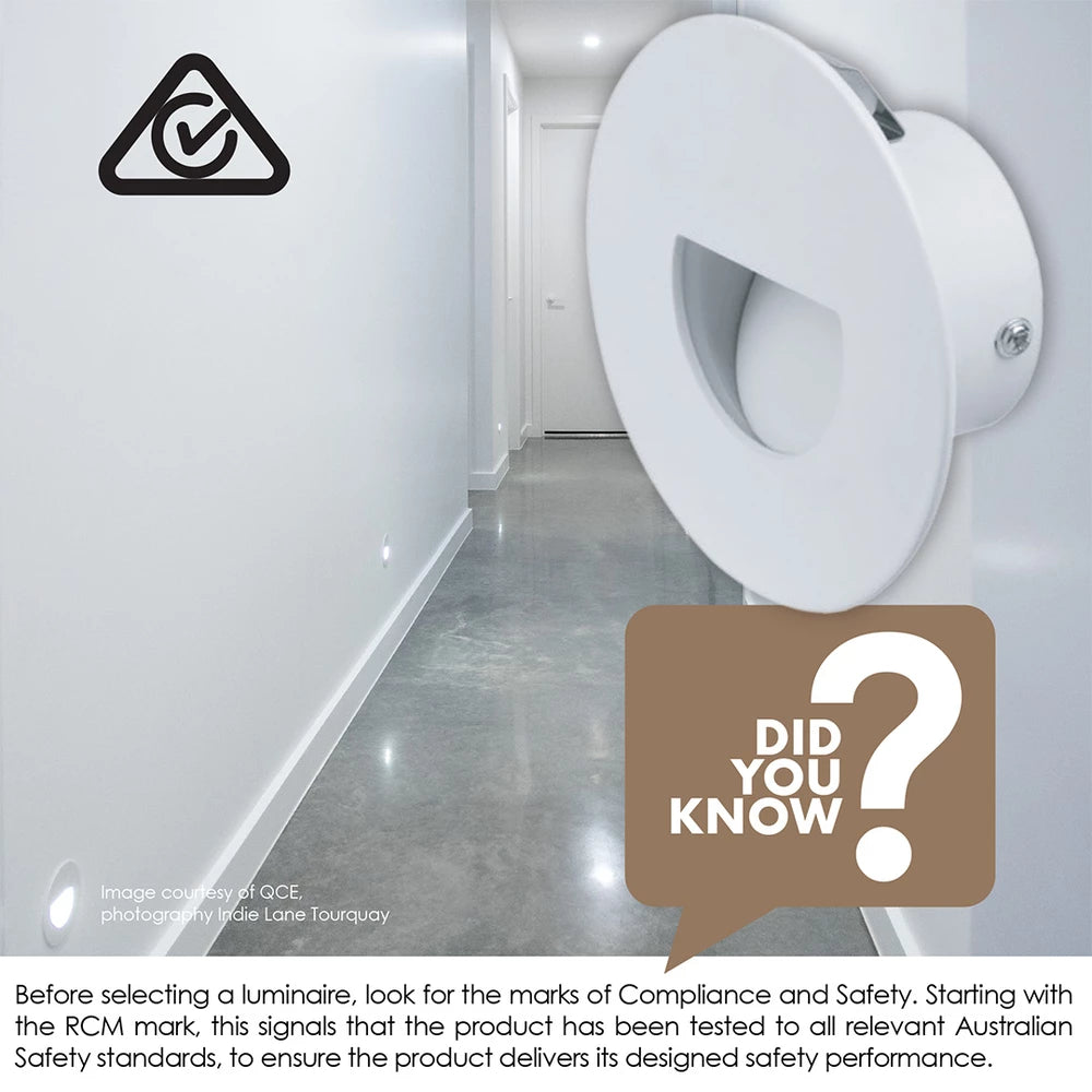 SAL Darham Round Interior Wall Lights 3000K Aluminium Silver / White 1.5W 12V IP20 - S9317