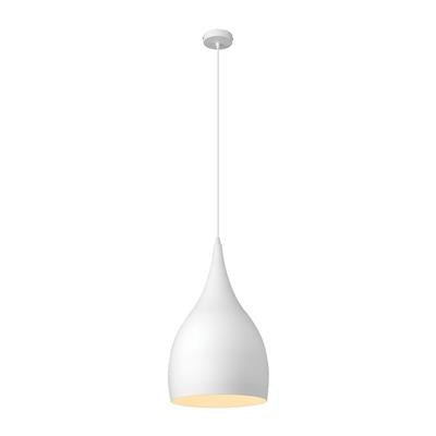 Domus Jade-240 Metal Interior Pendant Matt Black / Satin White 240V IP20 - 31420, 31421 -Domus Lighting