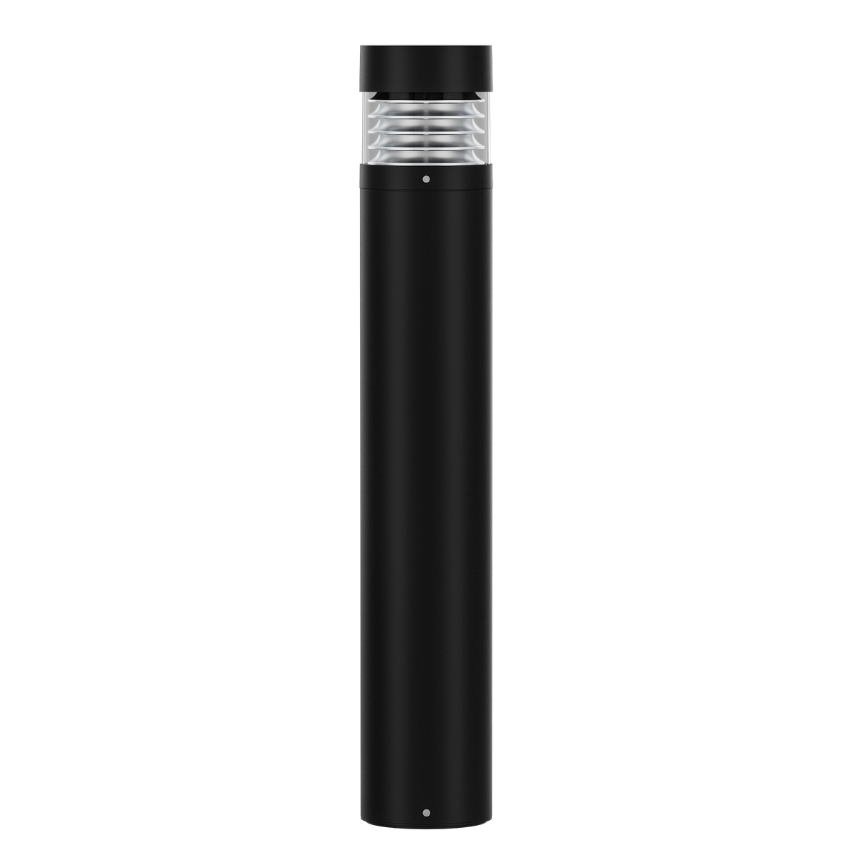 Domus KEEL 1000mm flat-top black bollard light