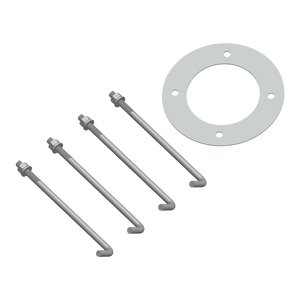 Domus KEEL-RAG Heavy-Duty Rag Bolt Mounting Kit for KEEL Bollards - 10468