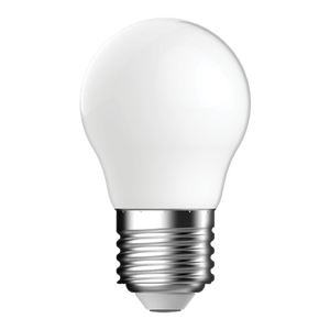 Domus Fancy Round G45 Dimmable E27 Filament Lamps and Globes 2700K 6500K Frosted 4.2W 240V IP64- 65857, 65858