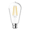 Domus ST64 Pear B22 Dimmable LED Filament Lamps and Globes 2700K 6500K 7.5W 240V IP20 - 65934, 65935 -Domus Lighting