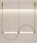 Aromas Arc Interior Pendants 2700K Aged Gold/ Matte Black 20W - ARO.C1292/ORO, ARO.C1292/NEG