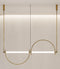 Aromas Arc Interior Pendants 2700K Aged Gold/ Matte Black 20W - ARO.C1292/ORO, ARO.C1292/NEG