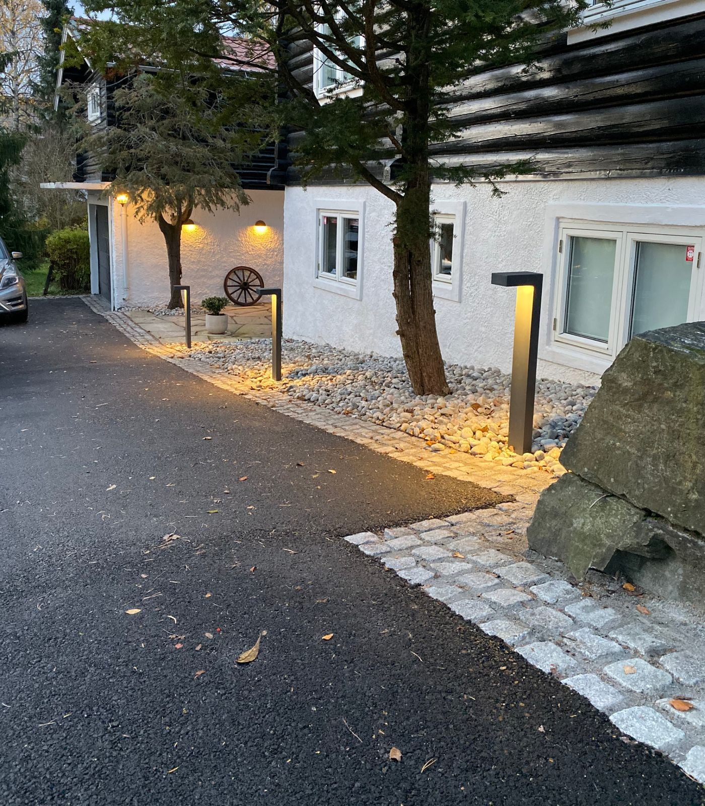 Norlys Asker LED Bollards 3000K Black/ Aluminium/ Graphite IP65 - NLYS.1311B, NLYS.1311AL, NLYS.1311GR