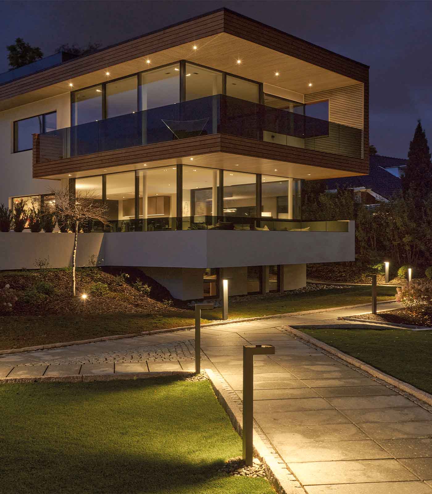 Norlys Asker LED Bollards 3000K Black/ Aluminium/ Graphite IP65 - NLYS.1311B, NLYS.1311AL, NLYS.1311GR