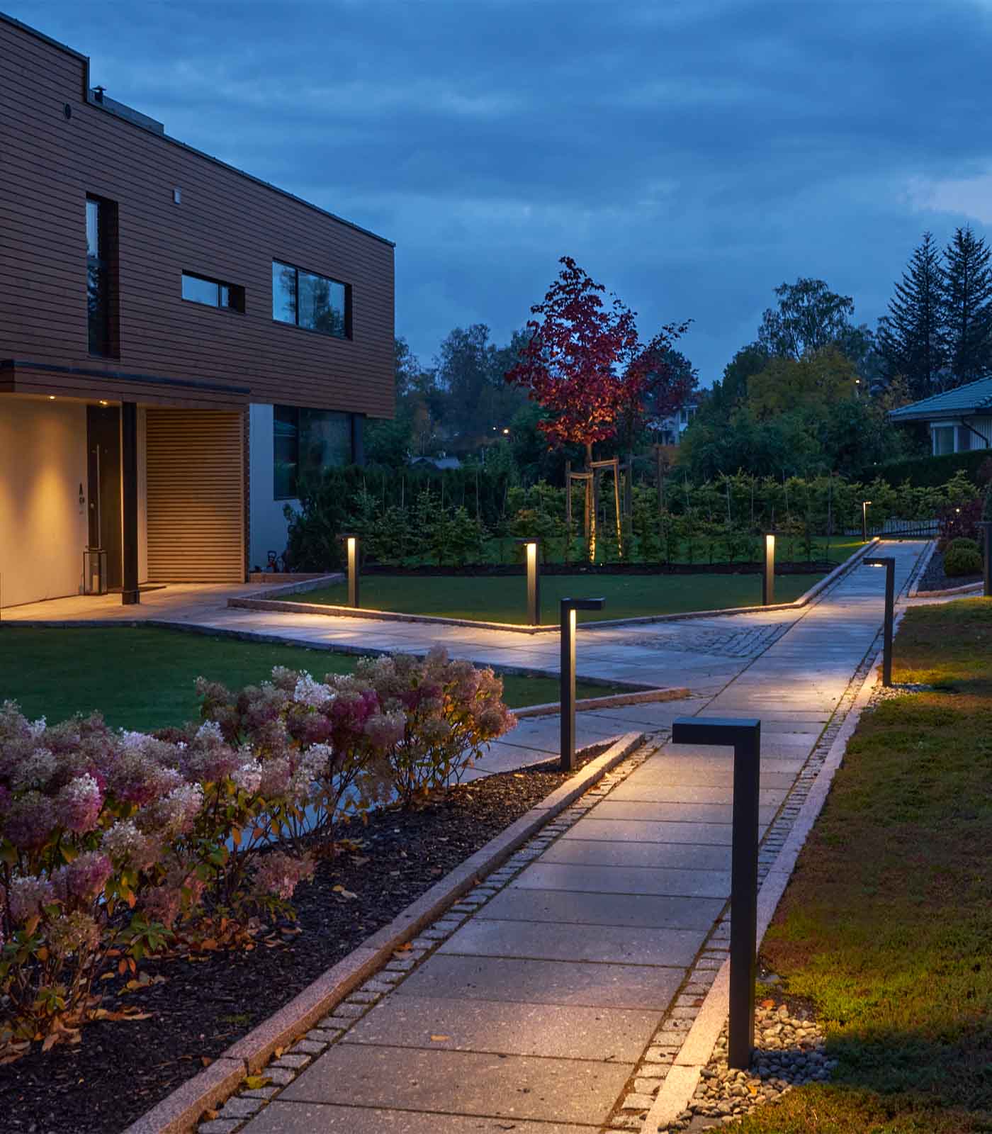 Norlys Asker LED Bollards 3000K Black/ Aluminium/ Graphite IP65 - NLYS.1311B, NLYS.1311AL, NLYS.1311GR