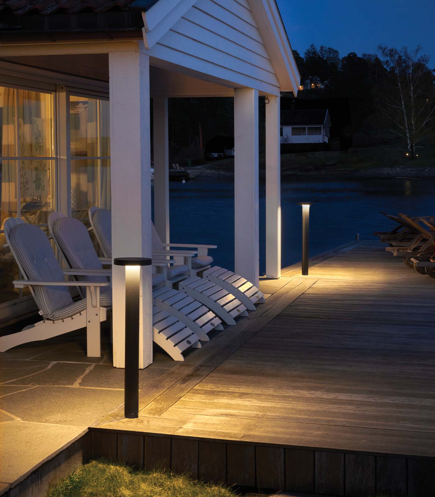 Norlys Borg LED Bollards 3000K Aluminium/ Graphite 16W IP65 - NLYS.6170, NLYS.6180