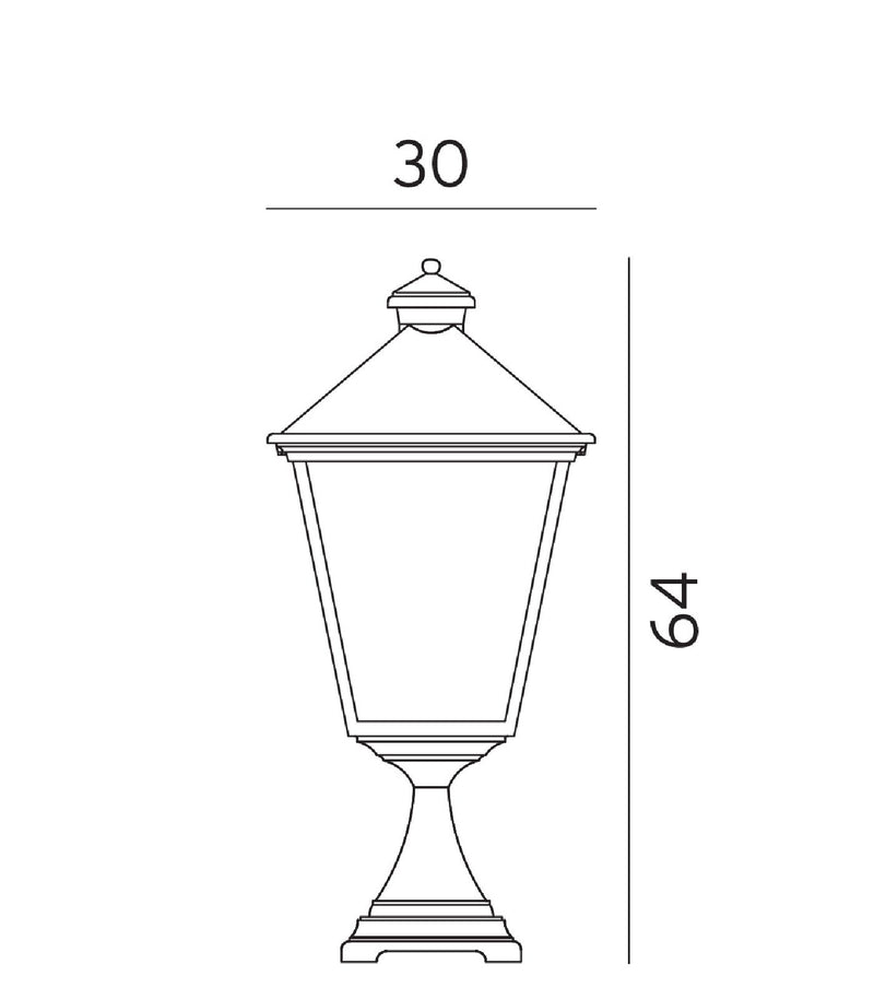 Norlys London LED Bollard Black IP54 - NLYS.484B, NLYS.494B, NLYS.485B - Norlys