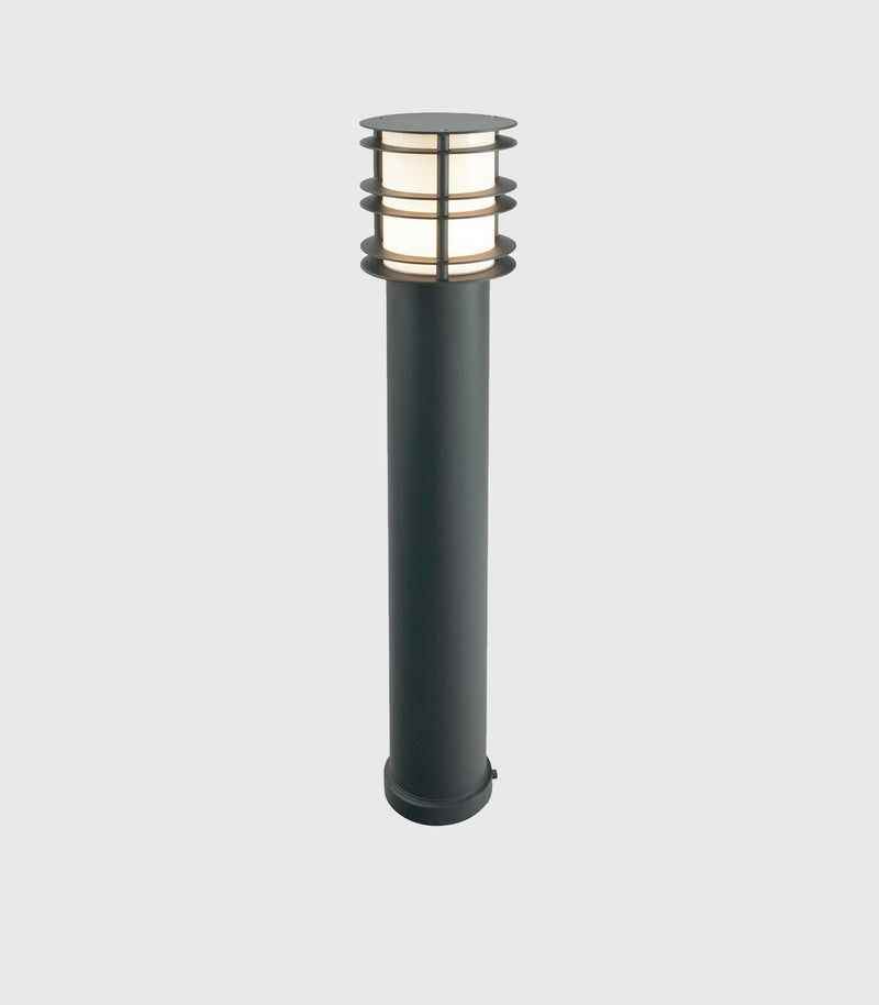 Stockholm Bollard Light Black/ Galvanized Steel | Small/ Medium/ Large IP65- Norlys