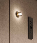 Aromas Doul Wall/Ceiling Light 2700K Matte Black/ Matte Brass 3W - ARO.T1310/NEG, ARO.T1310/ORO