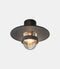 Bergen Ceiling Light Black/Galvanized Steel IP55- Norlys