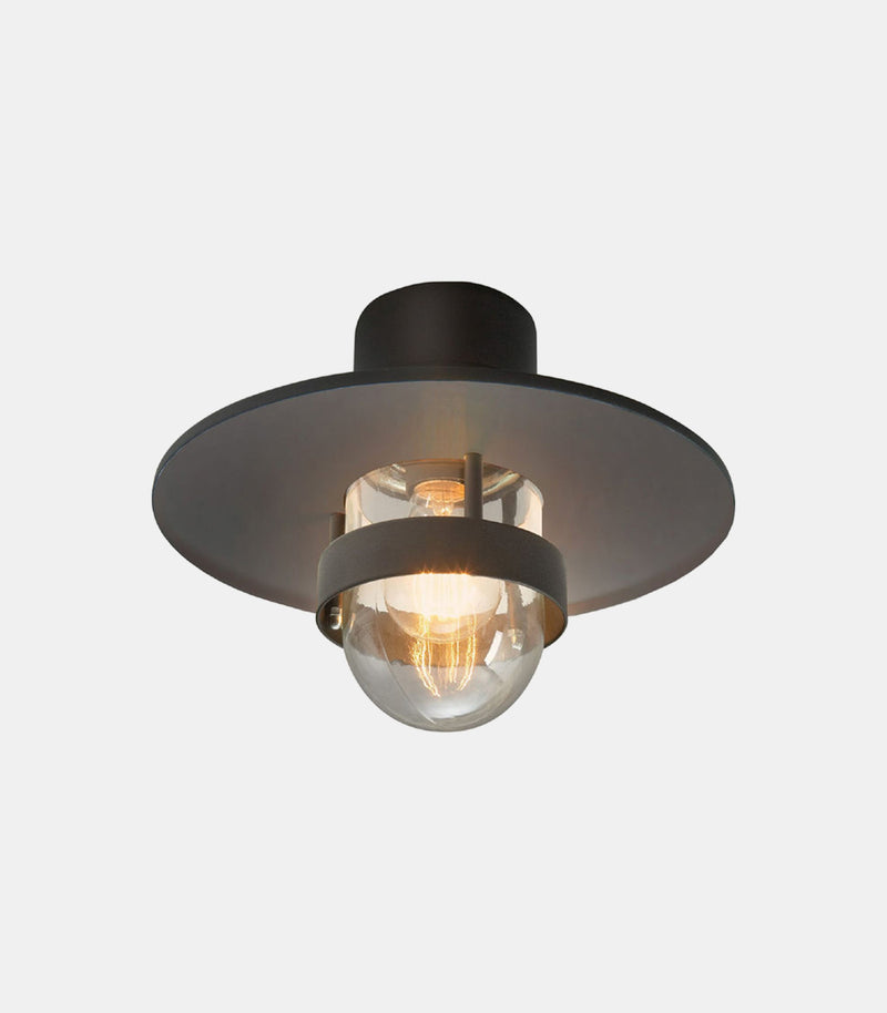 Norlys Bergen Ceiling Light Black / Galvanized Steel IP55 - NLYS.271B, NLYS.271GA -  Norlys