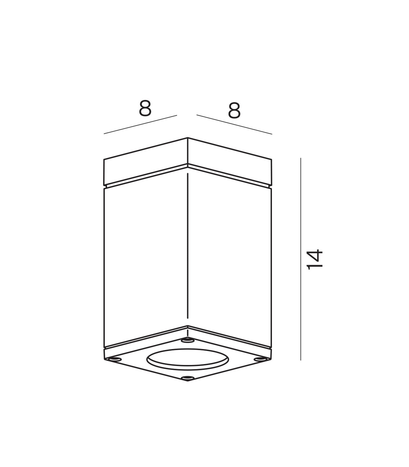 Norlys Sandvik Ceiling Light Aluminium / Black / Graphite / White IP65 - NLYS.795 - Norlys