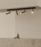 Aromas Ycro 4lt Ceiling Light 3000K Matte Black/ Matte Brass 8W - ARO.T1297/4