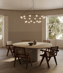 Aromas Hado Interior Architectural Chandelier 2700K Aged Gold- ARO.HADO/C