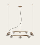 Aromas Hado Interior Architectural Chandelier 2700K Aged Gold- ARO.HADO/C