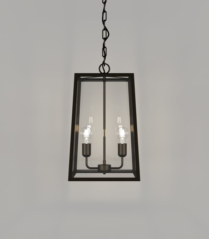 Lighting Republic Dover Lantern Clear/ Frosted Interior Pendant Old Bronze - LR.i03.73. - Lighting Republic